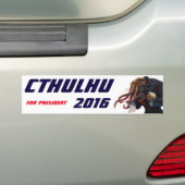 Autocollant De Voiture "Cthulhu pour le président 2016 " (En voiture)
