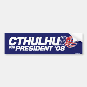 Autocollant De Voiture Cthulhu pour le Président adhésif pour pare-chocs