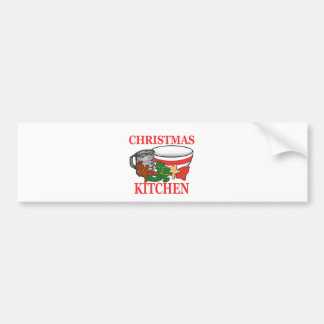 Autocollant De Voiture cuisine de noël