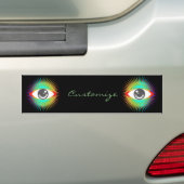 Autocollant De Voiture Cute All-Visualiser Alien Oeil Thunder_Cove (En voiture)