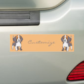 Autocollant De Voiture Cute Beagle (En voiture)