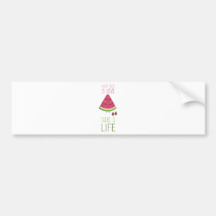 Autocollant De Voiture Cute Watermelon
