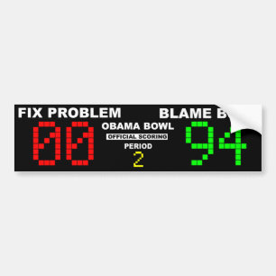 Autocollant De Voiture Cuvette d'Obama - marquage officiel