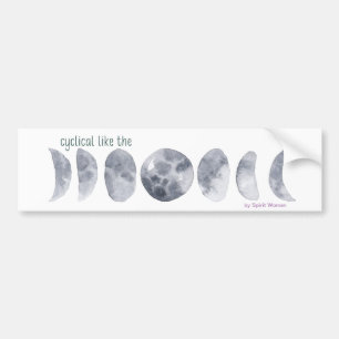Autocollant De Voiture Cycle de la lune