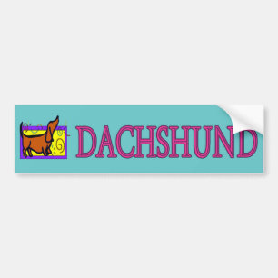 Autocollant De Voiture Dachshund