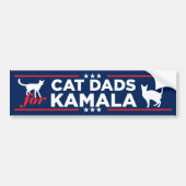 Autocollant De Voiture Dads chats pour Kamala 2024 (Devant)
