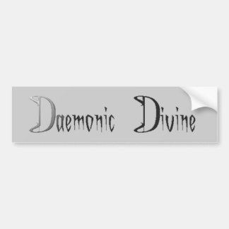 Autocollant De Voiture Daemonic divin