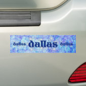 AUTOCOLLANT DE VOITURE DALLAS (En voiture)