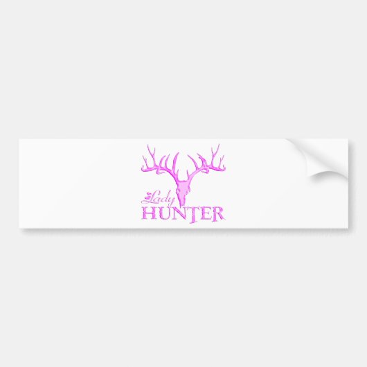 AUTOCOLLANT DE VOITURE DAME DEER HUNTER (Devant)