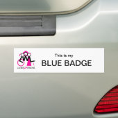 Autocollant De Voiture Dames avec des lésions (En voiture)