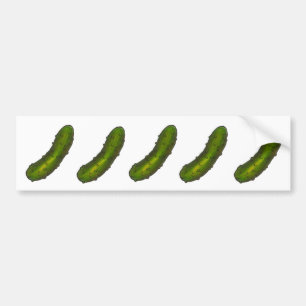 Autocollant De Voiture Dancing Dills Dill Pickle Pickles Bumper Sticker