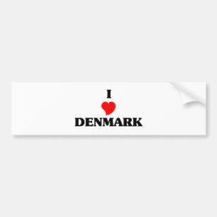 AUTOCOLLANT DE VOITURE DANEMARK