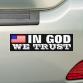 Autocollant De Voiture Dans Dieu nous faisons confiance (En voiture)