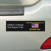 Autocollant De Voiture Dans Dieu nous faisons confiance à Bumpersticker (En voiture)