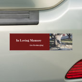 Autocollant De Voiture Dans l'autocollant de pare-chocs de mémoire d'amou (En voiture)