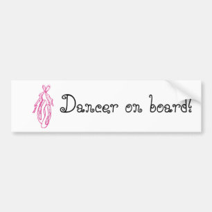Autocollant De Voiture Danseur à bord