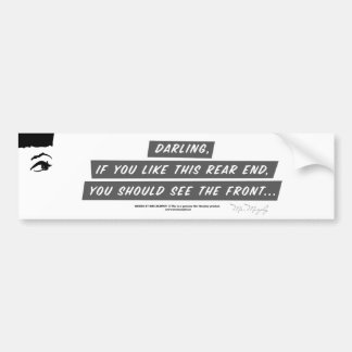 Autocollant De Voiture Darling, if you like this rear end, you should see