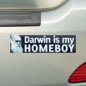 Autocollant De Voiture Darwin est mon Homeboy (En voiture)