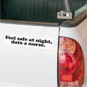 Autocollant De Voiture Date Une Infirmière (Sur camion)