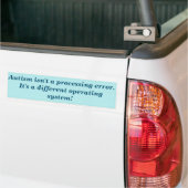 Autocollant de voiture d'autisme (Sur camion)
