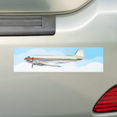 AUTOCOLLANT DE VOITURE DC-3 (En voiture)