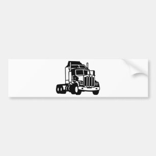 Autocollant De Voiture De CAMION Américain de camionneur de remorque sem