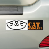 autocollant de voiture de chat (En voiture)