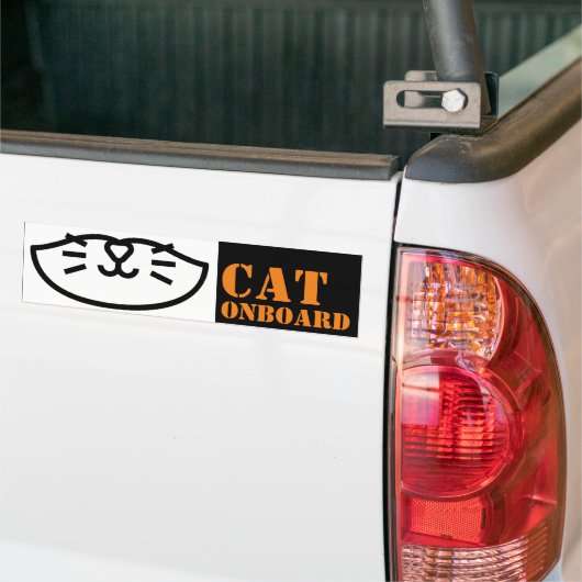 autocollant de voiture de chat (Sur camion)