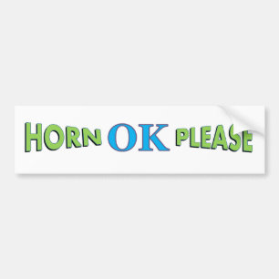 Autocollant De Voiture De KLAXON d'OK adhésif pour pare-chocs SVP