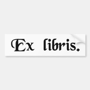 Autocollant De Voiture De la bibliothèque