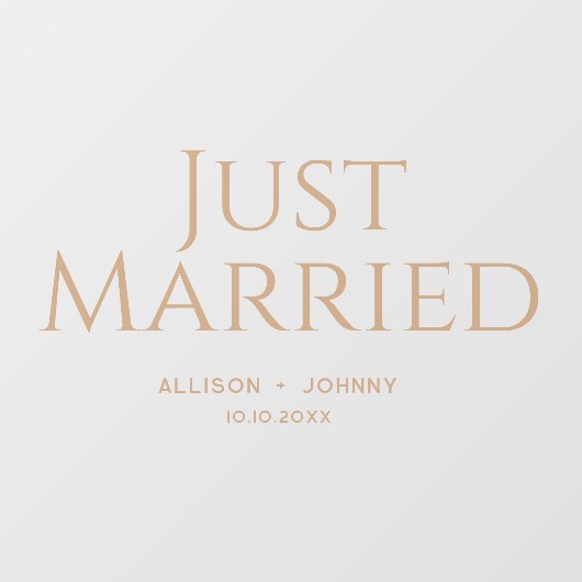 Autocollant de voiture de réception de mariage mod (Feuille)