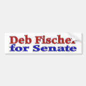 Autocollant De Voiture Deb Fischer pour le Sénat (Devant)