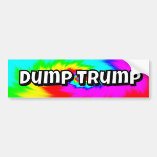 Autocollant De Voiture Débarrassez-vous de Trump (vous pouvez changer les