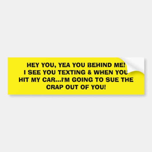 AUTOCOLLANT DE VOITURE DÉBILES STUPIDES DE CONDUCTEURS SUR LE SERVICE DE (Devant)