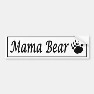 Autocollant De Voiture Décalque d'autocollant de voiture de maman Bear