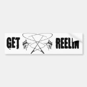 Autocollant De Voiture décalque de pêche (Devant)