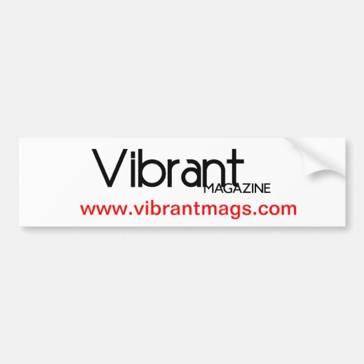 Autocollant De Voiture Décalque VIBRANT (Devant)