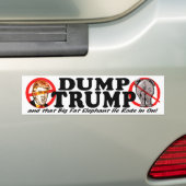 Autocollant De Voiture Décharge Donald Trump 2016 (En voiture)