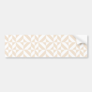Autocollant De Voiture Décor géométrique beige clair Motif
