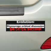 Autocollant De Voiture découragez, évolution : , Critique d'interdiction… (En voiture)
