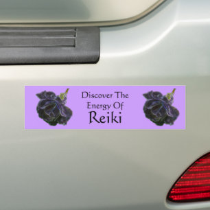Autocollant De Voiture Découvrez L'Énergie Du Rose Reiki