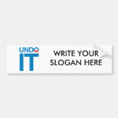 AUTOCOLLANT DE VOITURE DÉFAITES-LE (Devant)