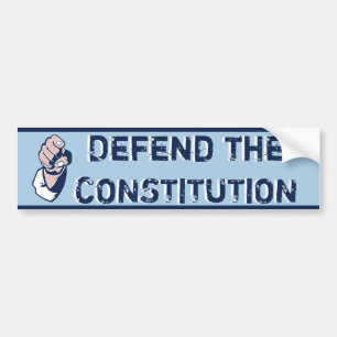 Autocollant De Voiture Défendez la constitution