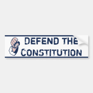 Autocollant De Voiture Défendez la constitution