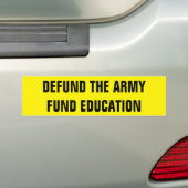 AUTOCOLLANT DE VOITURE DÉFINIR L'ÉDUCATION DU FONDS DE L'ARMÉE (En voiture)