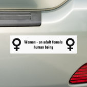 Autocollant De Voiture Définition de femme (En voiture)