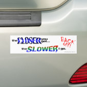 Autocollant De Voiture DÉGAGEZ !  adhésif pour pare-chocs (En voiture)