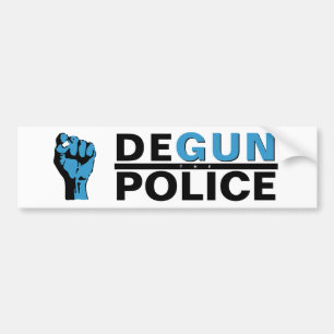 AUTOCOLLANT DE VOITURE DÉGUNER LA POLICE