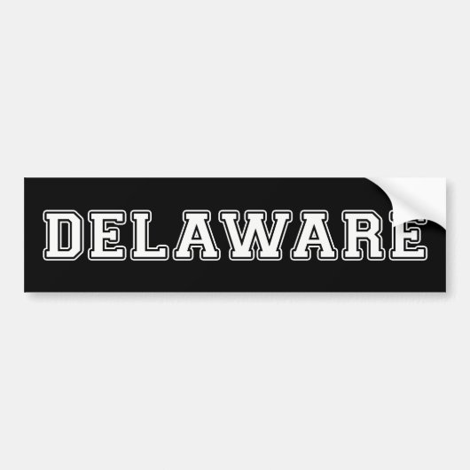 Autocollant De Voiture Delaware (Devant)