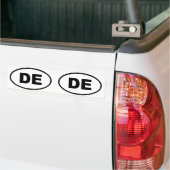 Autocollant De Voiture Delaware DE oval (Sur camion)
